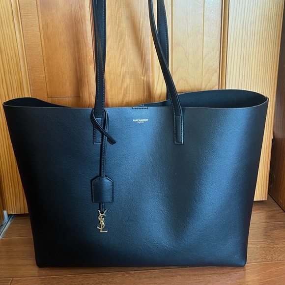 Yves Saint Laurent Handbags - Saint Laurent Leather Tote - large